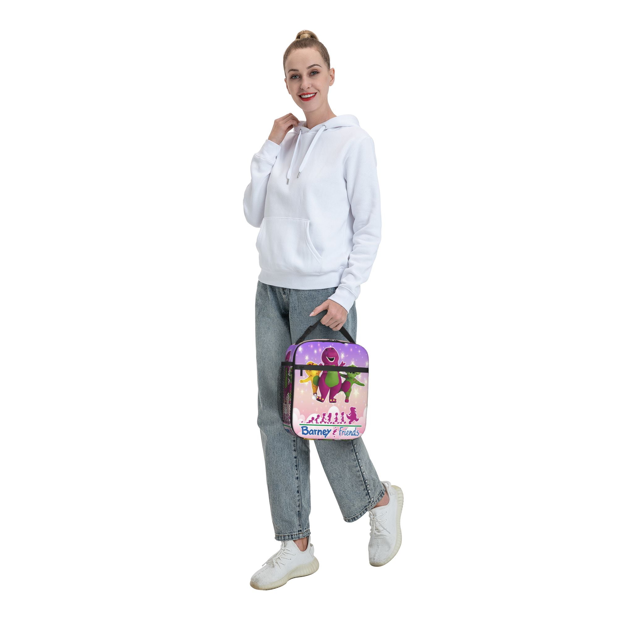 Barney And Friends Lunch Bag Cute Kawaii Insulated Lunch Box