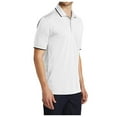 thumbnail image 4 of Yellow Rooster Mens Dry Zone UV Micro-Mesh Tipped Polo White/ Deep Black XS, 4 of 4