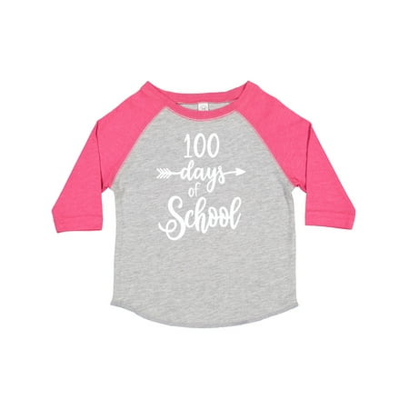 

Inktastic 100 Days of School with Cute Arrow Gift Toddler Boy or Toddler Girl T-Shirt