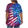 thumbnail image 4 of successthop Independence Day Womens T Shirt Flags Plus Size USA Birthday Tunic Tops Casual Shirts Crewneck Clothes XL, 4 of 5