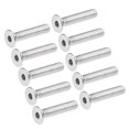 thumbnail image 1 of Unique Bargains Vis de Machine à Tête Plate M5x25mm Vis Hexagonale Intérieure Boulons de Fixation en Acier Inoxydable 304 20 Pcs, 1 of 4