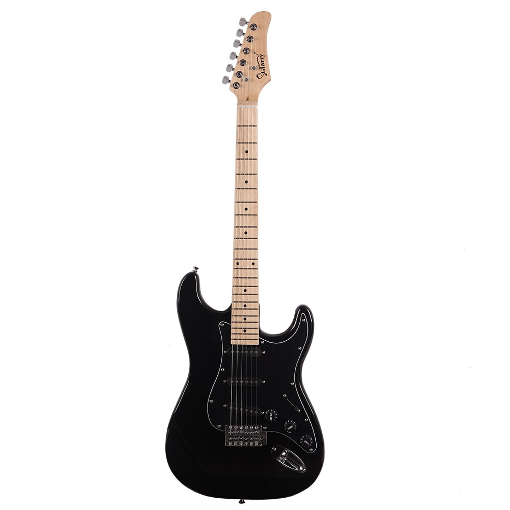 New ST Stylish Electric Guitar with Black Pickguard Red Hot 