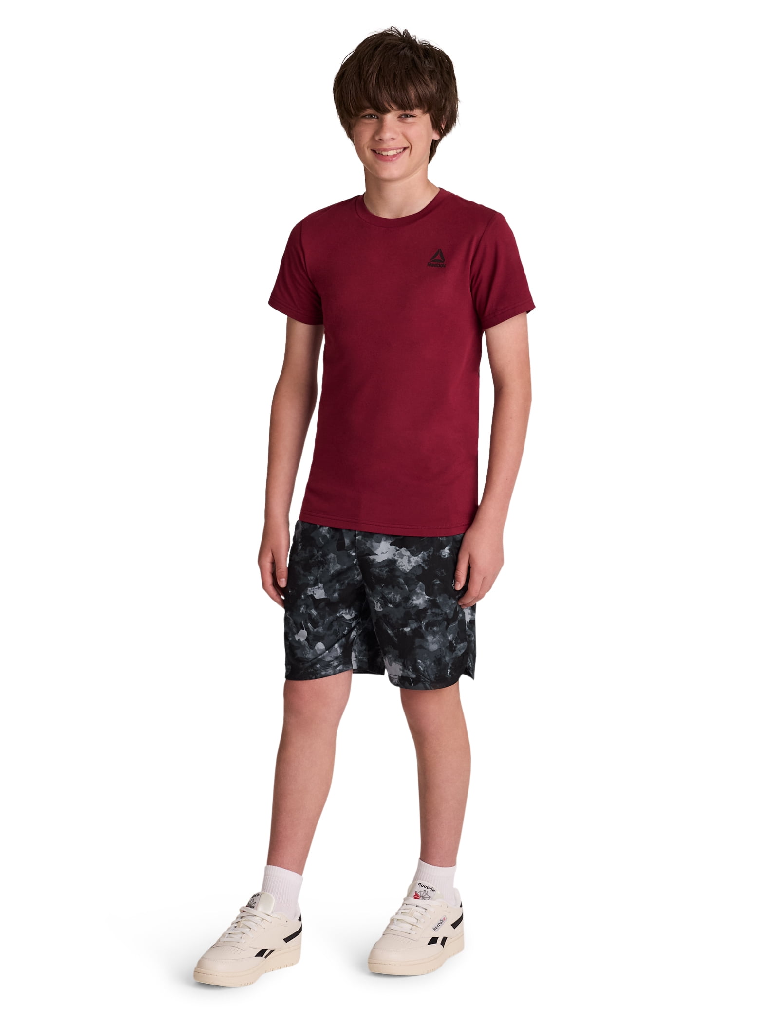 Reebok Boy's Legacy Athletic Core Short Sleeve T-Shirt, Sizes 4-18