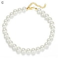thumbnail image 4 of LYMAYTER Collier en Fausse Perle Collier pour Femme - Fausse Perle, Cyyltable Ajustable, Rétro, 4 of 7