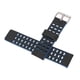 thumbnail image 4 of Correa de cuero compatible con Realme Watch 2 de repuesto de 0.866 in, correa de reloj, pulsera, pulsera, color negro y azul, 4 of 5