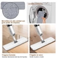 thumbnail image 4 of Trapeador Microfibra, Mop Trapeador con Atomizador, Mopa Spray para Limpieza 360&deg; Giratorio Trapeador Magic con 6 Almohadillas y 1 Cepillo, Fregona Plana para Hogar Suelos de Madera, Laminado, 4 of 6