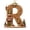 R, variant on Christmas Letter Ornament, 3.15 x 1.97in Gingerbread House Initial Hanging Decoration, Acrylic A-Z Choice for Christmas Tree, Wreath, Stocking and Holiday Gift