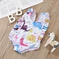 thumbnail image 3 of uublik Summer Toddler Girl Swimsuit Summer Dinosaur Print Swimwear Swimsuit, Sizes 12M-4T, 3 of 5