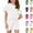 White, variant on YOUYEDIAN Girls Summer 2 Piece Outfits Ruffle Sleeve T-Shirts and Shorts Sets Solid Color Tracksuits for Kids (Blue, 9-10 Years)
