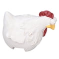 thumbnail image 4 of Adorno de pollo de ojo grande resina de decoración de jardín de pollo divertido para jardín para patio trasero para escaleras ANGGREK Otros, 4 of 8