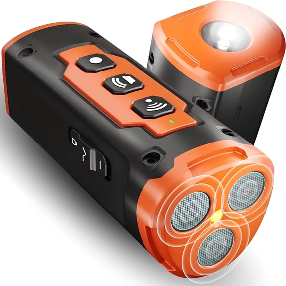 BESTSKY Anti Barking Device - Professional Dog Training Tool with 3X Sonic Emitters Ultra-Long Range - Dog Bark Deterrent and Anti Barking Device for Dogs - Outdoor - Shock Bark Collar Alternative