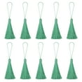 thumbnail image 1 of Unique Bargains 6.5' Silky Bookmark Tassels with Loop for DIY Craft Accessory, 20Pack Dark Green, 1 of 5