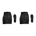 thumbnail image 4 of Greeniant Hamster Rabbit Guinea Pig Rat Ferret eash Harness Mesh Breathable Negro L 2Conjunto, 4 of 6