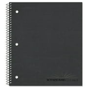 National Three Subject Notebook, College/Margin Rule, 11 x 8 7/8, WE, 120 Sheets -RED31384