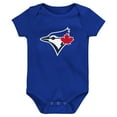 thumbnail image 4 of Newborn & Infant Toronto Blue Jays 3-Pack Fan Pennant Bodysuit Set, 4 of 4