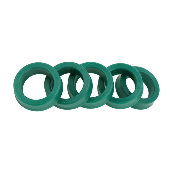 Anillo de Sello de Aceite Universal Labio UN Sello de Eje Rotativo 20x28x8mm Alta Presión TPU Verde 5 Pcs