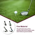 thumbnail image 4 of pitrice Golf Club Brush Portable Ergonomic Solid Color Telescopic Double-sided Ball Brushes Cleaning Tool with Carabiner Grey Lidless, 4 of 5