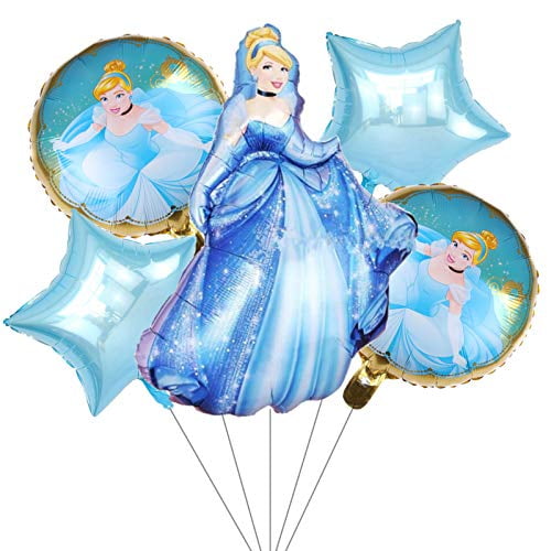 político Nevada Email 5PCS Cinderella Balloons for Kids Birthday Baby Shower Princess Theme Party  Decorations - Walmart.com
