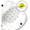 thumbnail image 3 of Secador de uñas, lámpara de uñas de gel LED UV de 110 W con temporizador para base de esmalte de gel para uñas de manos y pies con sensor, 10 s 30 s 60 s 99 s, 3 of 5