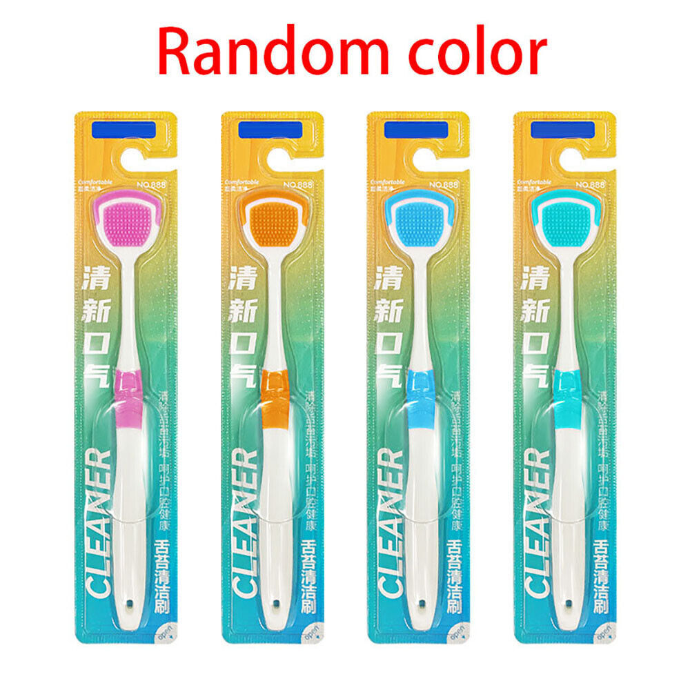 Natural Tongue Cleaning Gel Brush Tounge Crapper Removes Oral Odor
