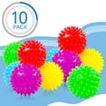 thumbnail image 4 of Pelotas Antiestrés con Púas IMPRESA Paquete de 10 Multicolor Duraderas, 4 of 7