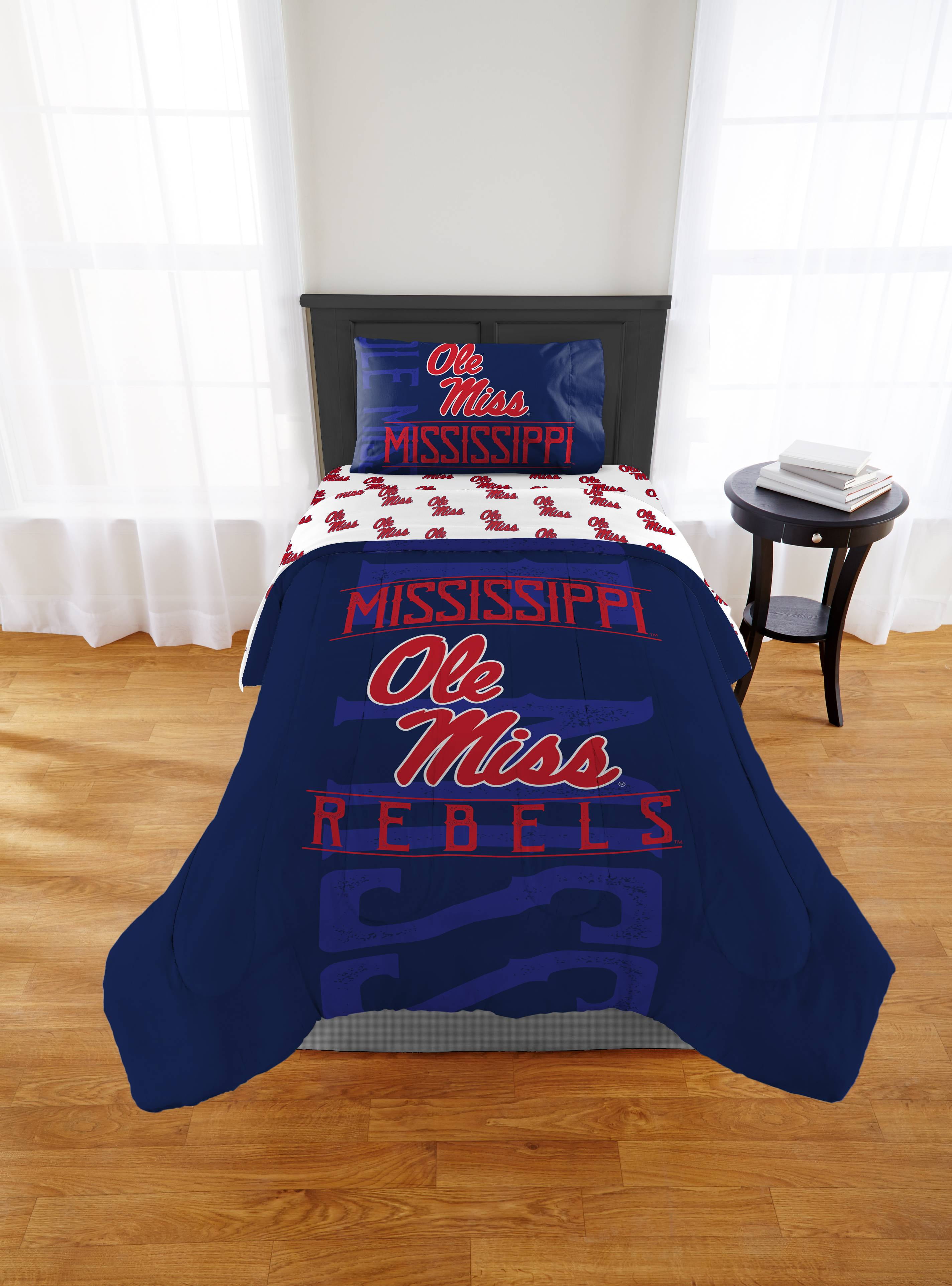Ncaa Ole Miss Rebels Affiliation Twin Full Comforter Walmart Com