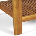 thumbnail image 7 of Acacia Wood Loveseat and Coffee Table Set, Outdoor Patio Furniture with Cushion for Garden, Porch, 7 of 7