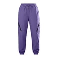thumbnail image 3 of Women's Cargo Pants with Pockets Drawstring Elastic High Waist Windproof Waterproof Outdoor Hiking Sport Pants M, 3 of 8