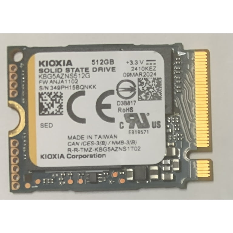 KIOXIA Former Toshiba 512GB KBG5AZNS512G M.2 NVMe PCIe Gen4