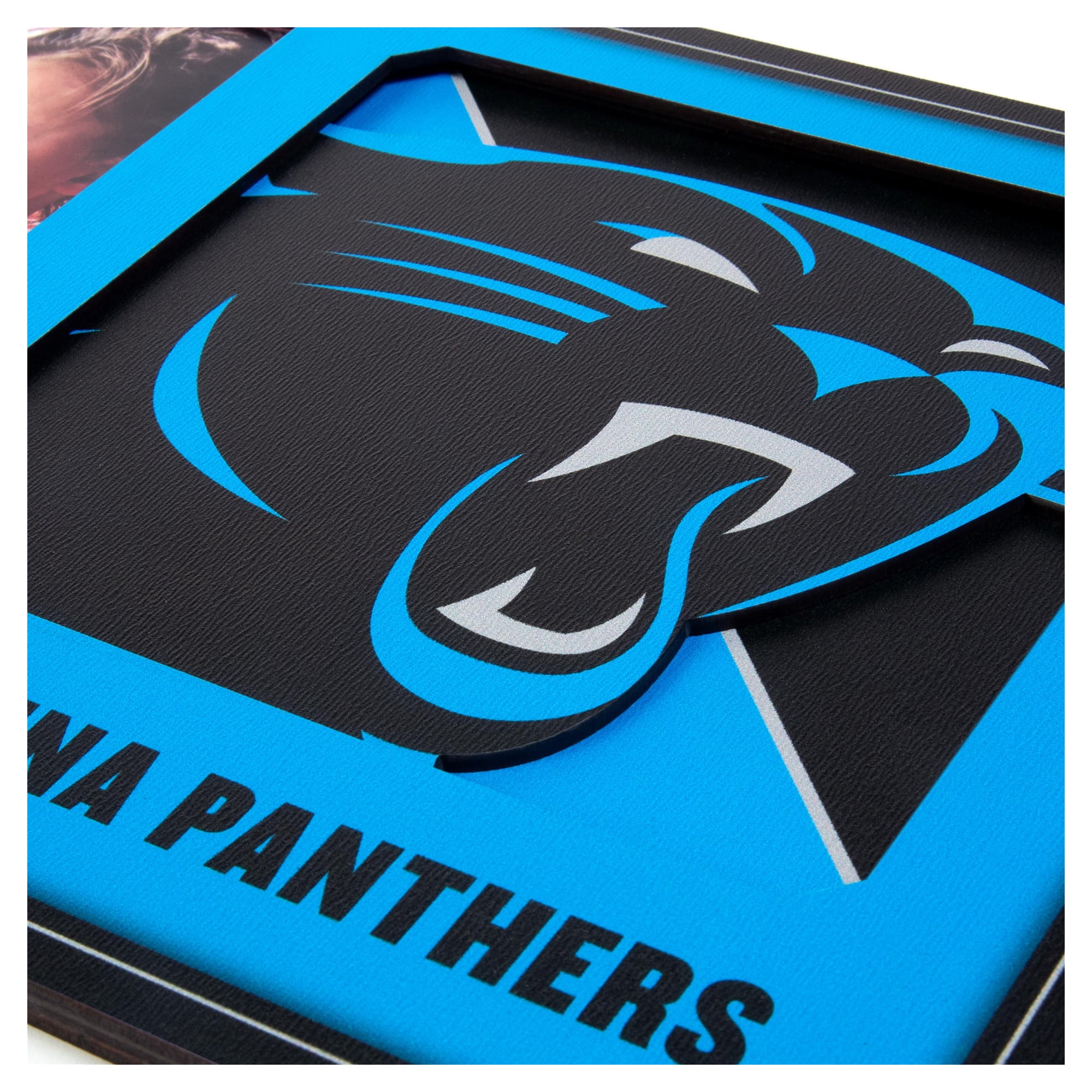 IDNA Carolina Panthers 3D Logo Series Picture Frame