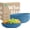 Navy Blue, variant on Homienly 6-Pack 10" 65 oz Wheat Straw Salad Bowls, Microwave & Dishwasher Safe, Beige