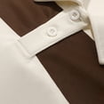 thumbnail image 5 of FchengtaiS Men's Striped Golf Shirts Long Sleeve 2-Button Turndown Collar T-Shirts Casual Business Spring Fall Outdoor Wear, 5 of 7
