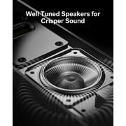 ULTIMEA 2.2ch Sound Bar for TV, Built-in Dual Subwoofer, 2 in 1 Separable Bluetooth 5.3 Soundbar , Bassmax Adjustable TV Surround Sound Bar, HDMI-ARC/Optical/Aux Home Theater Speakers, Wall Mount