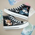 thumbnail image 1 of Primavera y otoño Nuevos zapatos de lona de caña alta para hombres de marca compartida Tom y Jerry Zapatos de pareja de estudiantes versátiles de moda de estilo coreano para mujeres ins, 1 of 4