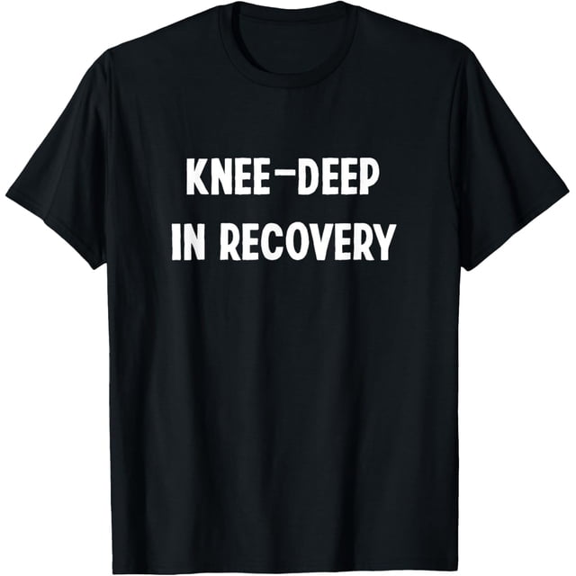 Camiseta divertida de recuperación de reemplazo para cirugía de rodilla