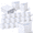 White-25 Pack, variant on Folders For Stu White Desk Dividers Testing Shields 25 Pack