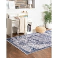 thumbnail image 3 of Rugs.com Francesca Collection Washable Rug – 2' x 3' Gray Blue Flatweave Rug Perfect For Entryways, Kitchens, Breakfast Nooks, Accent Pieces, 3 of 6