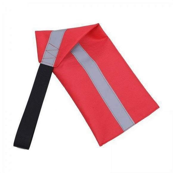 Lipstore 3xKayak Tow Flag Boat Canoe Warning Flags Red Reflective Strip