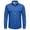 Blue#mens western cowboy shirt, variant on Mens Western Snap Button Shirts Casual Work Collared Tshirt With Front Pockets Solid Color Business Long Sleeve Tee White,XXL