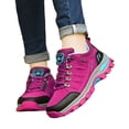thumbnail image 1 of Chaussures de Randonnée pour Femmes Sports de Plein Air Antidérapantes à Lacets Course sur Sentier Randonnée Espadrilles Mode pour Escalade Alpinisme, 1 of 8