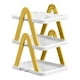 thumbnail image 1 of Zapatero de 6 niveles | Zapatero plegable que ahorra espacio para dormitorio, puerta y armario | Altura ajustable para tacones y botas | Naranja, 1 of 2