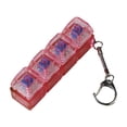 thumbnail image 1 of kjfeif Two-Button Clicky Mechanical Switch Fidget toy | Stim toy, Stress Relief, ADHD (Black Base, Transparent Red Keycaps) ﻿, 1 of 8