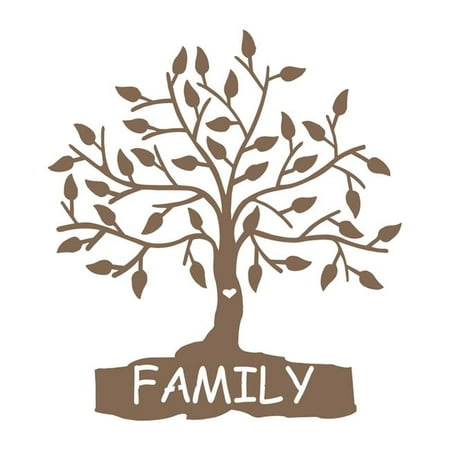 Precision Metal Art Familytree 18brz 18 In Home Family Tree Steel Laser Cut Wall A Rich Bronze With Out Canada - Family Tree Wall Art Metal