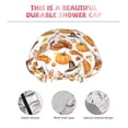 thumbnail image 3 of KLL Pumpkins Pattern Shower Cap & Bath Cap for Women,Reversible Oversized Waterproof Shower Caps for all Hair Lengths,Elastic Reusable Bathing Hair Cap, 3 of 6