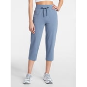 Athletic Works Women's and Women's Plus Knit Capri Pants, 22" Inseam, Sizes XS-4X