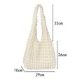thumbnail image 2 of Bolsas de burbujas, bolso cilíndrico, bolso ligero para mujer, bolso de compras suave para mujer, 2 of 5