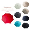thumbnail image 5 of FLAME&SHADE 10 ft Outdoor Market Patio Table Umbrella with Fiberglass Rib Tips and Tilt, Red, 5 of 7