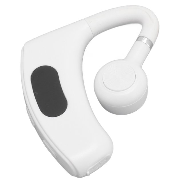 Single Ear Headset, Earpiece Noise Reduction, 180 Degree Adjustable with Digital Display, Fast Charging Long Standby Time, for Business, Driving, Jogging