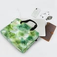 thumbnail image 5 of 16" Laptop Briefcase for Work Travel Laptop Shoulder Bag Carrying Handbag Laptop Case Green Tie-dye Flowers, 5 of 8