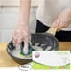 thumbnail image 3 of Guantes desechables de TPE de grado alimenticio, 70 unidades, plástico transparente, 30 x 10 cm, agarre antideslizante y resistentes a productos químicos para una manipulación segura de, 3 of 9